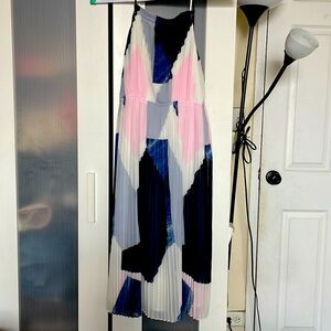 Long Length Geometrical Dress